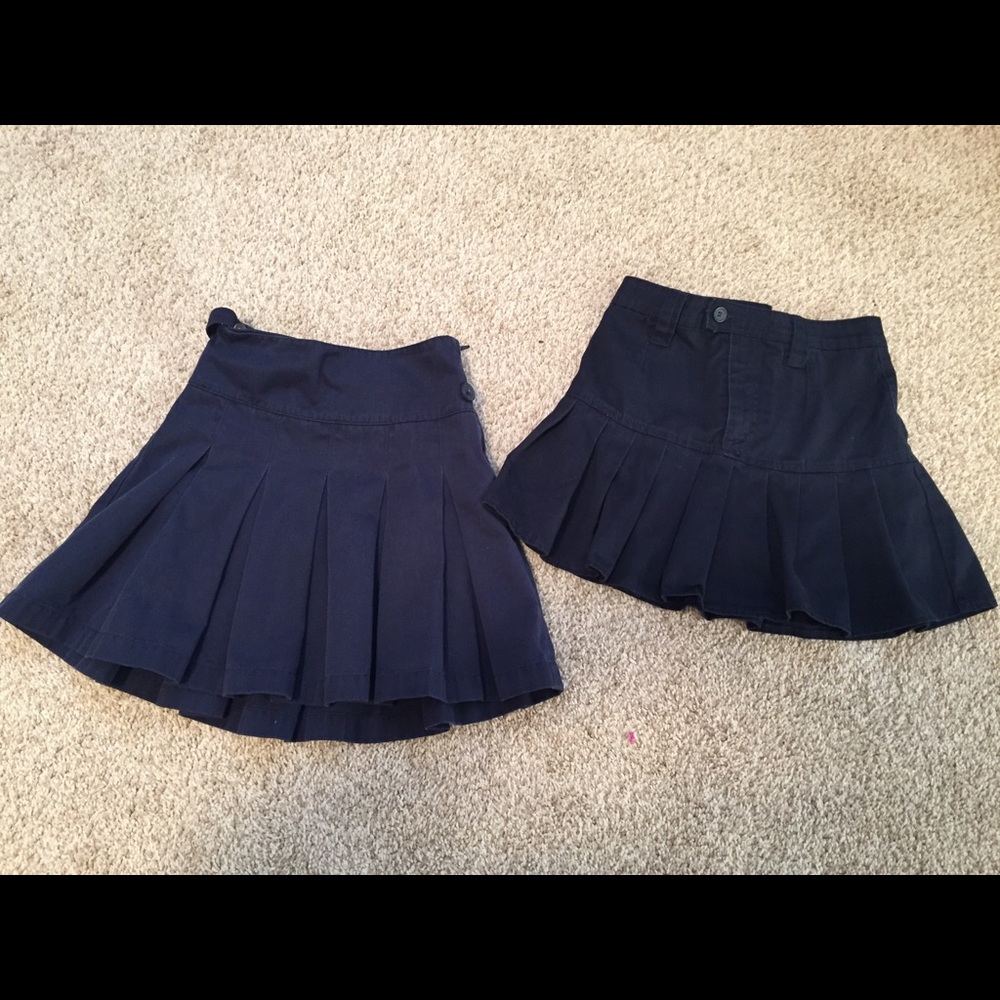 Girls uniform skirts
